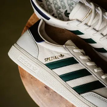 Кеди Чоловічі adidas Handball Spezial Chalk White Collegiate Green JH5451