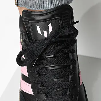Кросівки Чоловічі adidas Samba Messi Indoor Black Gold Metallic Gum JP7845