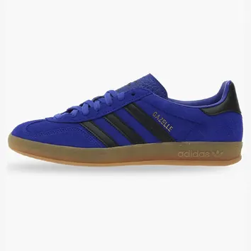 Кеди Чоловічі adidas Gazelle Indoor Lucid Blue/Core Black/Gold Metallic JR6302