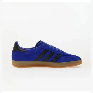 Кеди Чоловічі adidas Gazelle Indoor Lucid Blue/Core Black/Gold Metallic JR6302