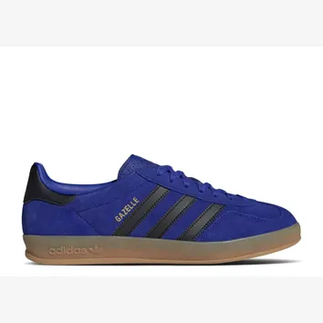 Кеди Чоловічі adidas Gazelle Indoor Lucid Blue/Core Black/Gold Metallic JR6302