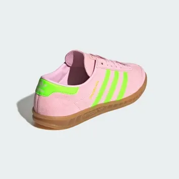 Кеди Чоловічі adidas Hamburg Clear Pink Solar Green JS0683