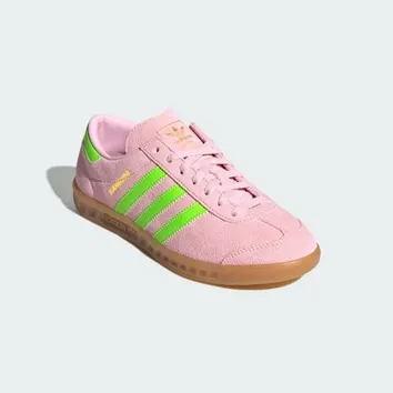 Кеди Чоловічі adidas Hamburg Clear Pink Solar Green JS0683