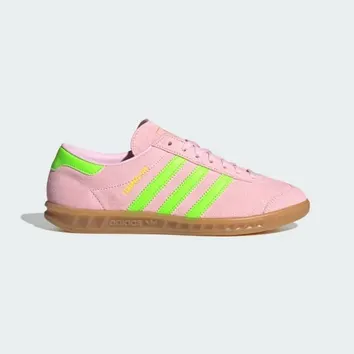 Кеди Чоловічі adidas Hamburg Clear Pink Solar Green JS0683
