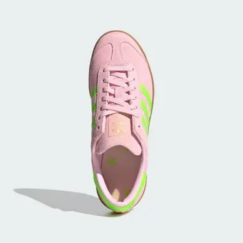 Кеди Чоловічі adidas Hamburg Clear Pink Solar Green JS0683