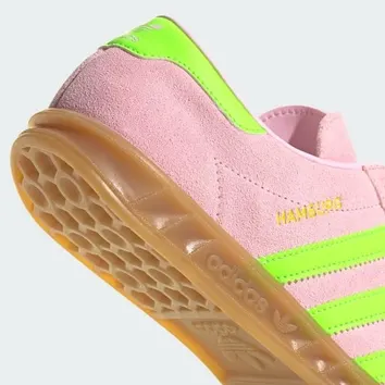 Кеди Чоловічі adidas Hamburg Clear Pink Solar Green JS0683