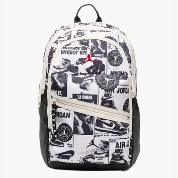 Jordan Backpack Patrol Monogram White