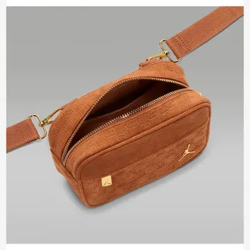 Сумка Jordan Jam Suede Monogram Camera Brown MA9207-X6X