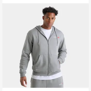 Худі Чоловіче New Balance Zip Hoodie Grey MJ51785