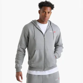 Худі Чоловіче New Balance Zip Hoodie Grey MJ51785