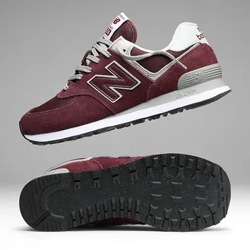 Кросівки Чоловічі New Balance 574 Burgundy ML574EVM