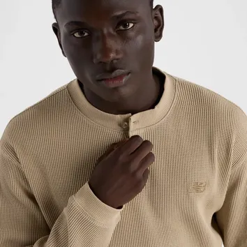 Футболка Чоловіча New Balance Waffle Knit Long Sleeve Henley MT43514SOT