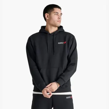 Худі Чоловіче New Balance Fleece Hoodie Black MT51770