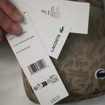 Сумка Lacoste Vertical Camera Bag Beige NH4102-C87