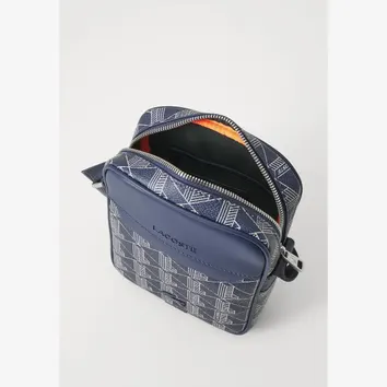 Сумка Lacoste Monogram Marine 166 Laponie Vertical Camera Bag NH4410-M83