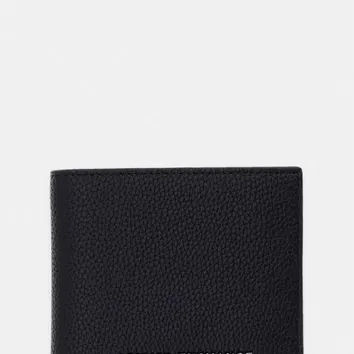 Гаманці Armani Exchange Bifold wallet in textured leather with multiple card slots Grey XM000168-AF12702-U8092