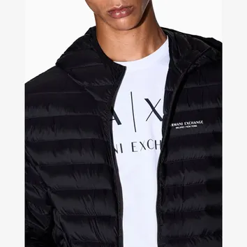 Пуховик Armani Exchange Черный Regular Fit