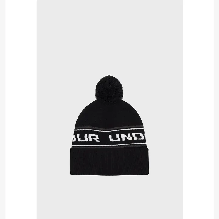 Кепка Чоловіча Under Armour Halftime Pom Beanie Black 1379985-001