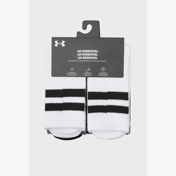 Шкарпетки Чоловічі Under Armour Essential 6pk Crew 1387058-101