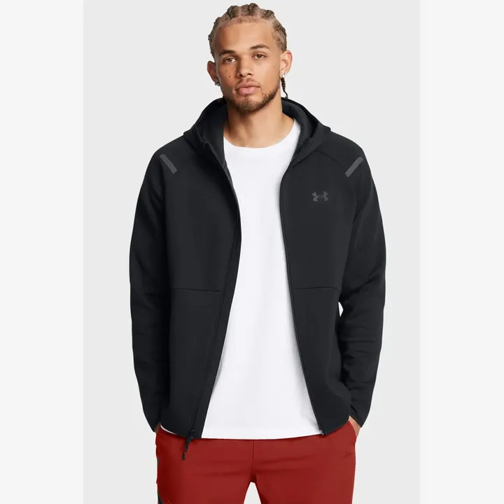 Кофта Чоловіча Under Armour Unstoppable Fleece Full Zip HD Black 1389352-001