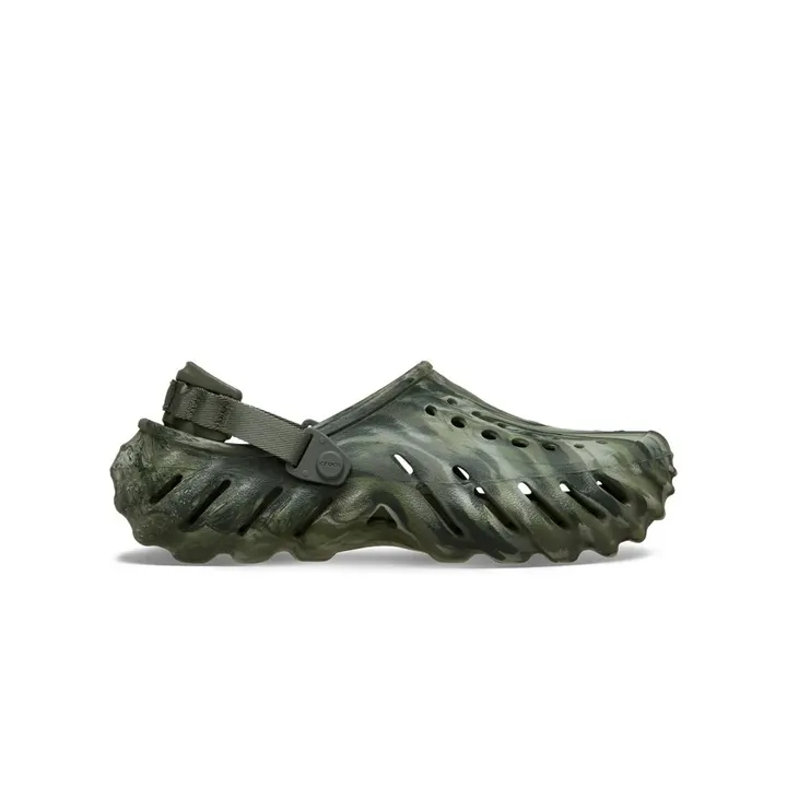 Сабо Чоловічі Crocs Echo Marbled Clog Dusty Olive 208454-3N4
