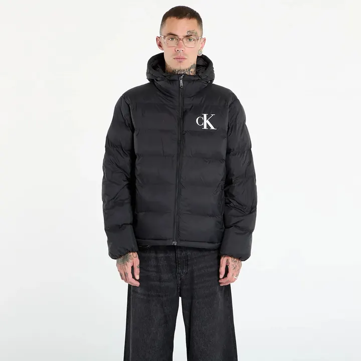 Куртка Чоловіча Calvin Klein Lightweight Nylon Hooded Puffer Jacket Black 4RG513G-UB1