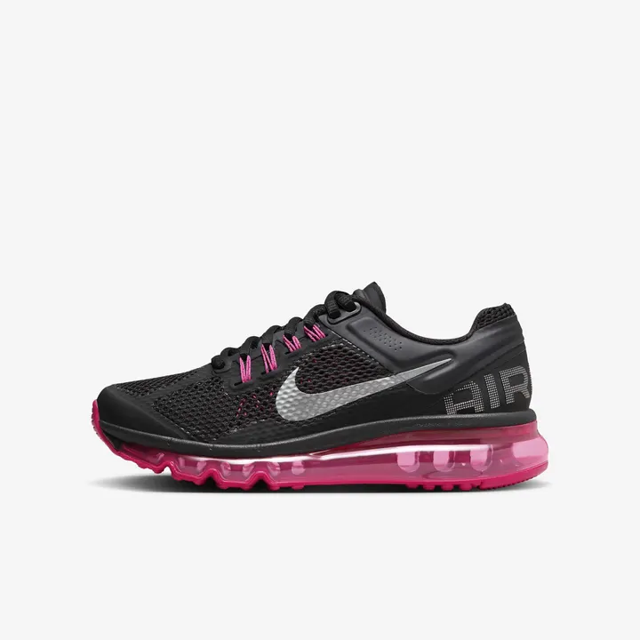 Кросівки Чоловічі Nike Air Max 2013 Black/Dark Grey/Fusion Pink/Metallic Silver 555753-001
