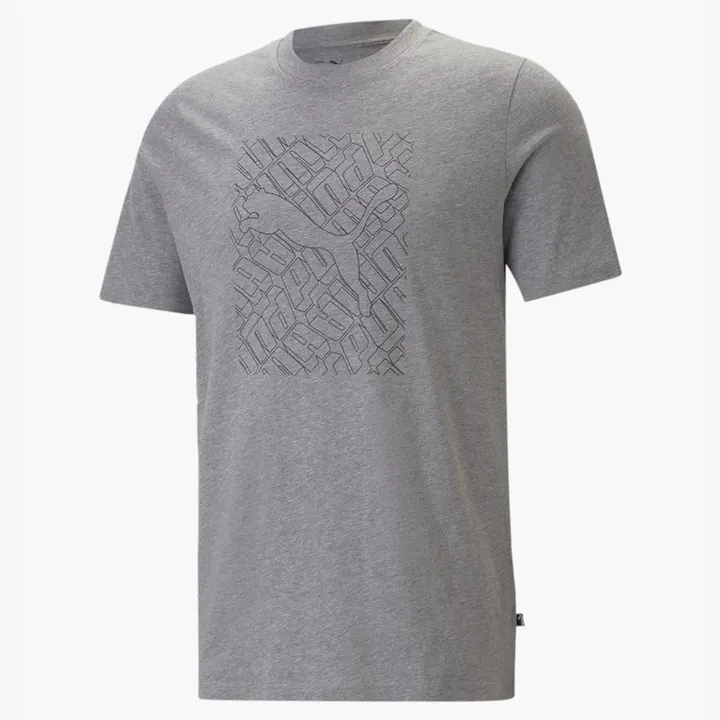 Футболка Чоловіча Puma Hc Graphic Grey 674474-03