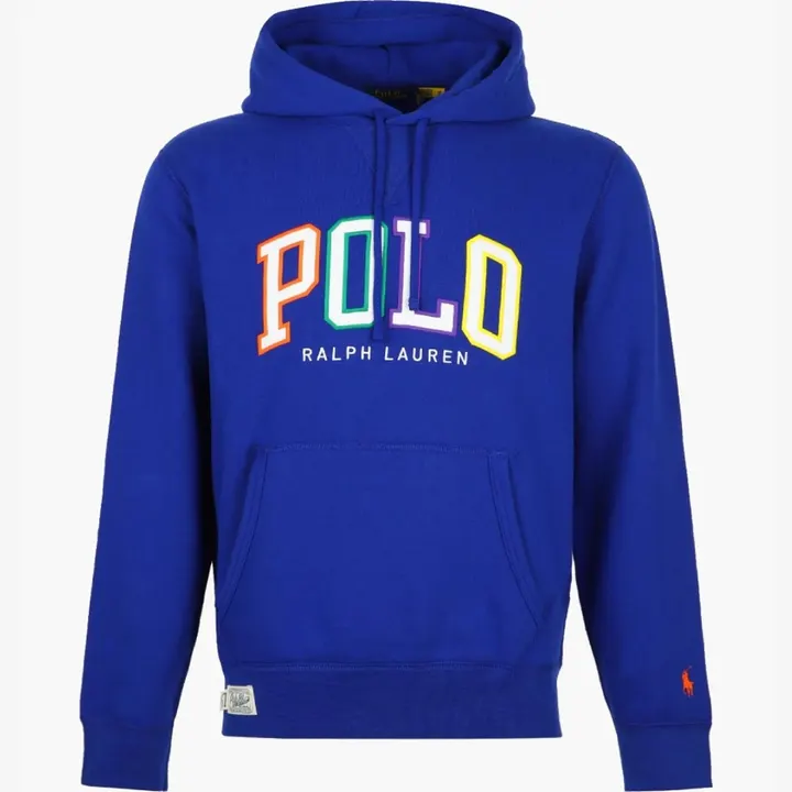Худі Чоловіче Polo Ralph Lauren Fleece Logo Hoodie Blue 710890190003