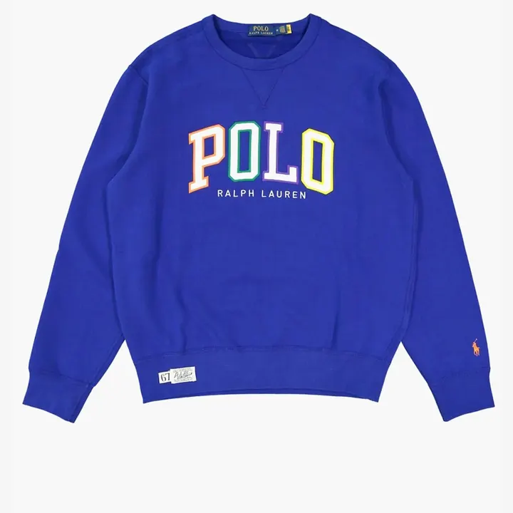 Світшот Чоловічий Polo Ralph Lauren Fleece Logo Sweatshirt Blue 710890191003