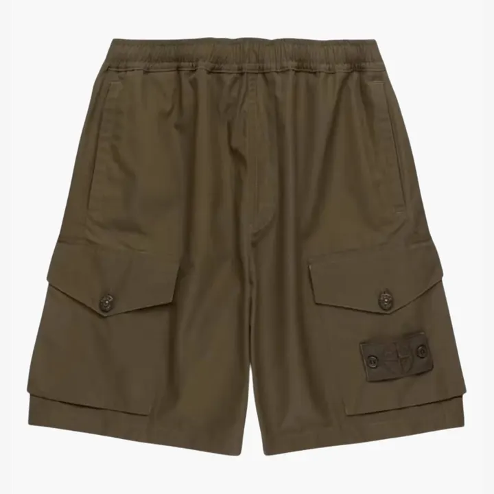 Шорти Чоловічі Stone Island Bermuda Comfort Ghost Ghost Olive 7815L02F1 V0054
