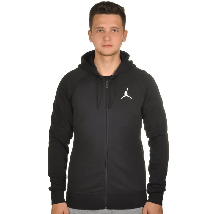 Худі Чоловіче Jordan Flight Fleece Full-Zip Hoodie Black 823064-010