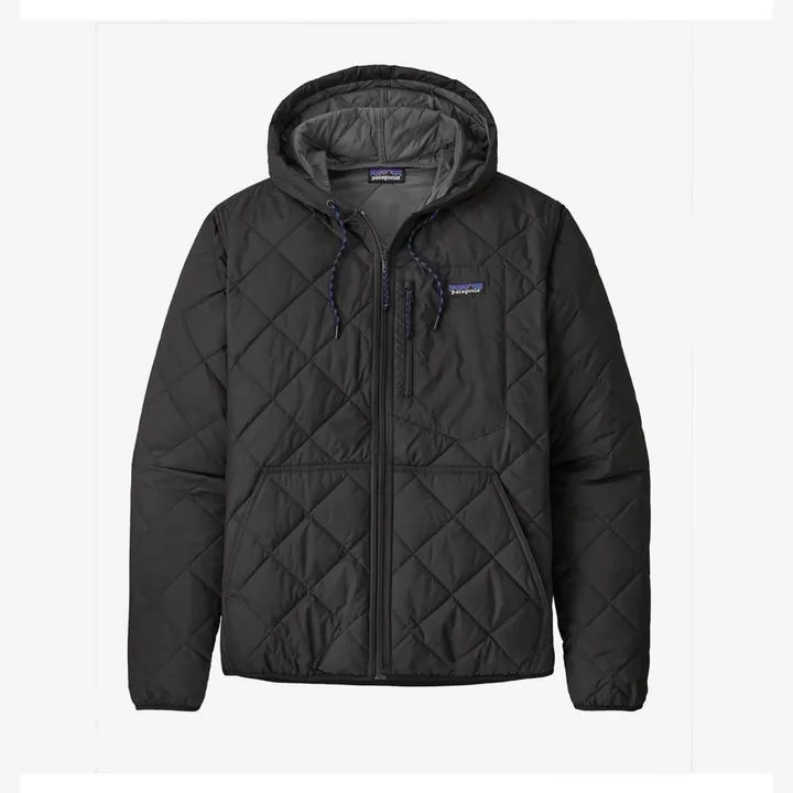 Куртка Чоловіча Patagonia Diamond Quilted Bomber Hoody Black BLK27610