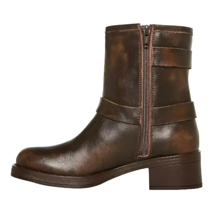 Кросівки Жіночі Steve Madden Brixton Boot Brown Distressed BRIX03S1336080