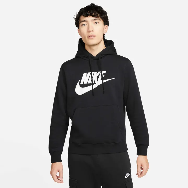 Худі Nike Sportswear Club Fleece Hoodie Black/Black/White BV2973-010