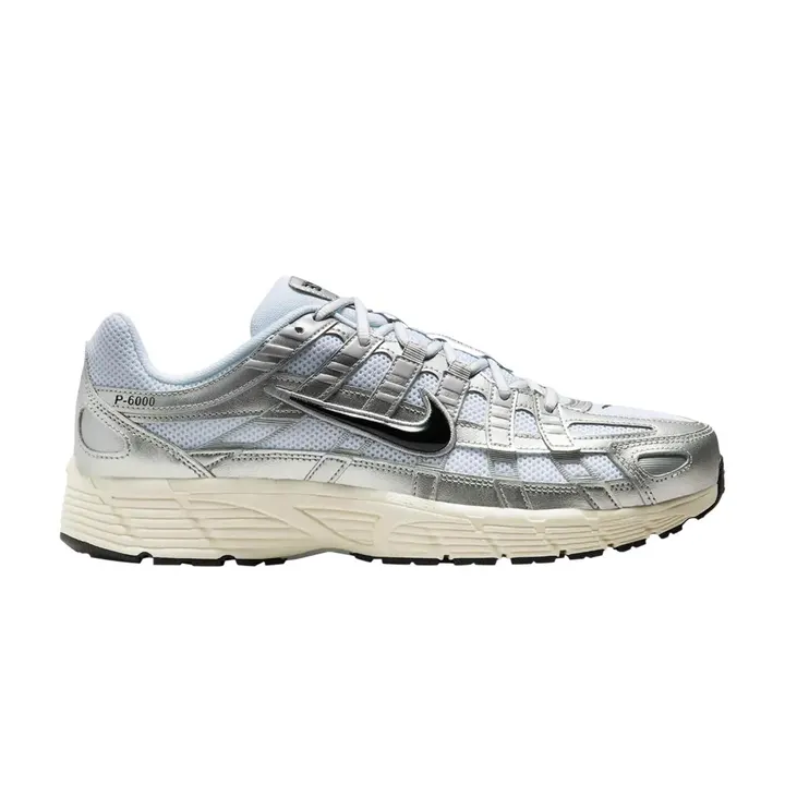 Кросівки Чоловічі Nike P-6000 White/Metallic Silver/Flat Silver CD6404-105