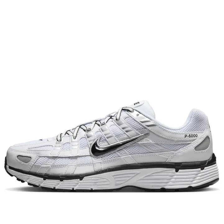 Кросівки Чоловічі Nike P-6000 White Metallic Silver Black CD6404-107