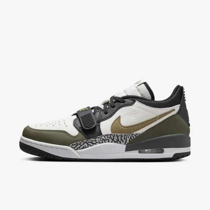 Кросівки Чоловічі Air Jordan Legacy 312 Low Sail/Black/Wolf Grey/Medium Olive CD7069-120