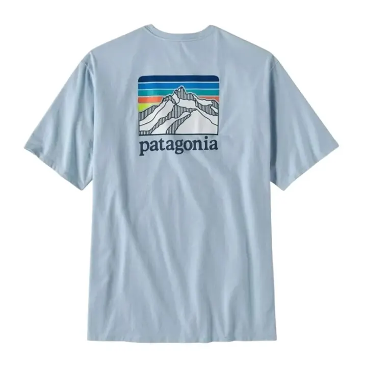 Футболка Чоловіча Patagonia Men's Line Logo Ridge Pocket Responsibili-Tee CHLE38511