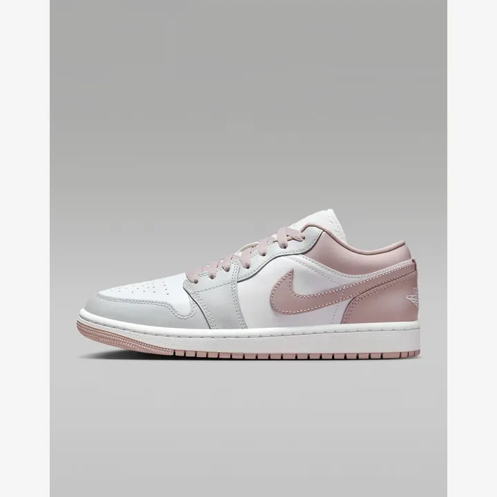 Кросівки Чоловічі Air Jordan 1 Low Particle Rose/White/Neutral Grey DC0774-606
