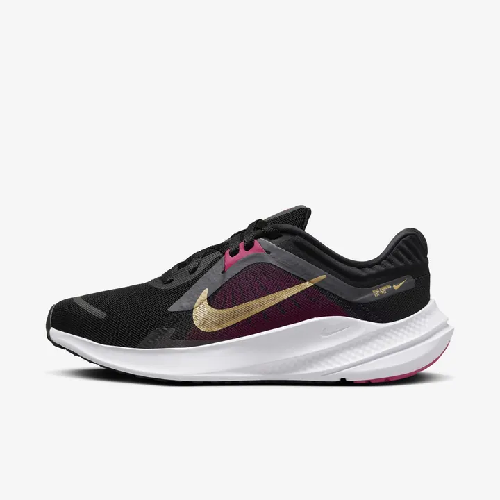 Кросівки Чоловічі Nike Quest 5 Black/Dark Smoke Grey/Fireberry/Metallic Gold DD9291-009