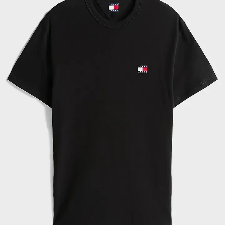 Футболка Чоловіча Tommy Jeans Badge Crew Neck T-Shirt Black DM0DM20322-BDS