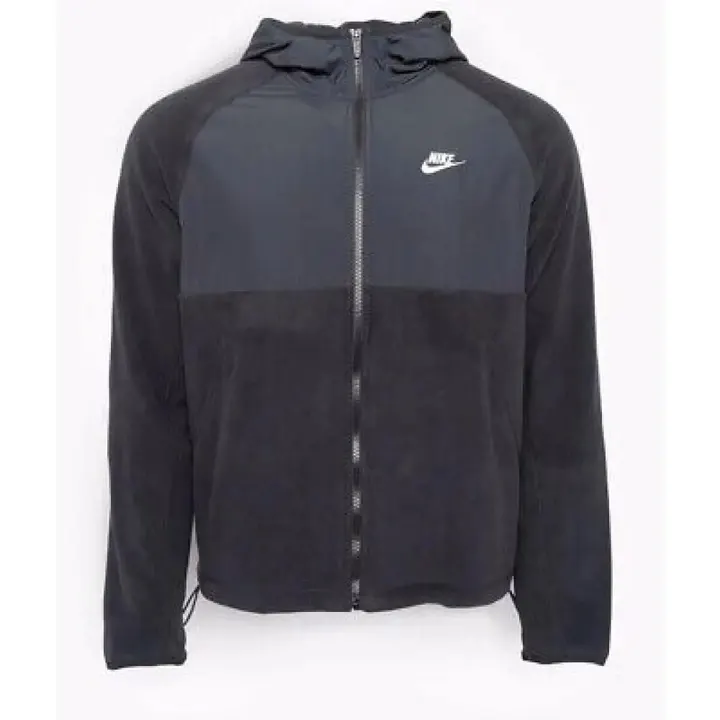 Худі Чоловіче Nike Polar Fleece Zip Hoodie Black DM1219-010