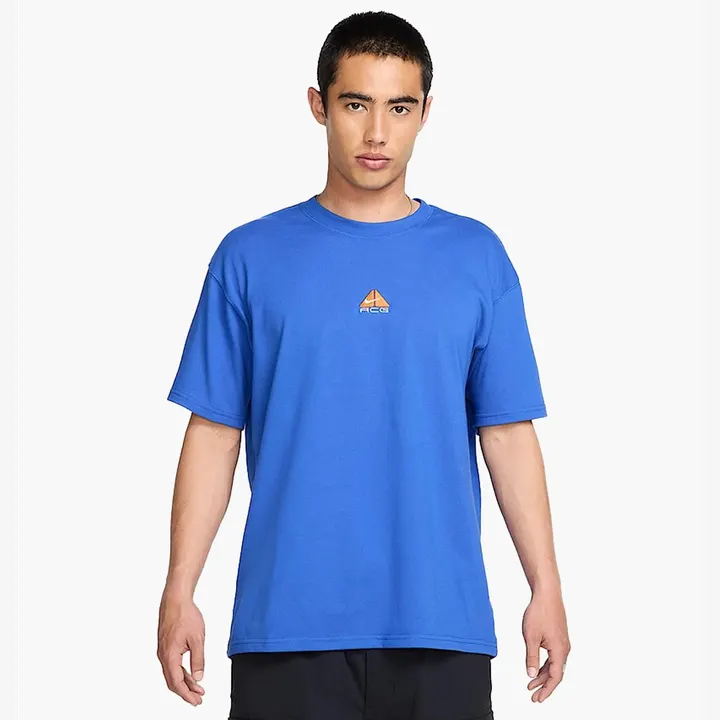 Футболка Чоловіча Nike ACG Tee Blue Logo Orange Blue/Orange DQ1815-480