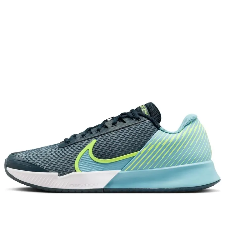 Кросівки Чоловічі Nike Court Air Zoom Vapor Pro 2 HC Armory Navy/Denim Turquoise/Volt DR6191-400