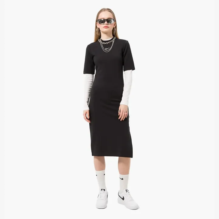 Nike Nsw Essntl Midi Dress Black DV7878-010
