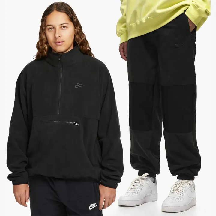 Худі Чоловіче Nike Club Fleece+ Half-Zip Black Dx0525-010