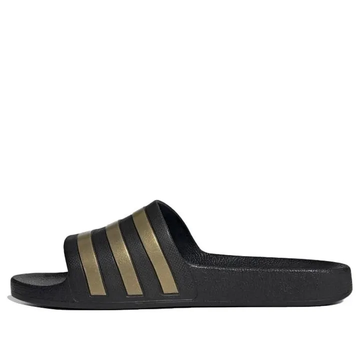 Капці Чоловічі adidas Adilette Aqua Black Gold Metallic EG1758
