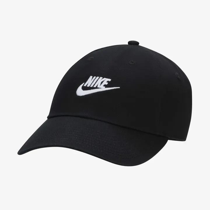 Кепка Чоловіча Nike Club Unstructured Futura Wash Cap Black/White FB5368-011