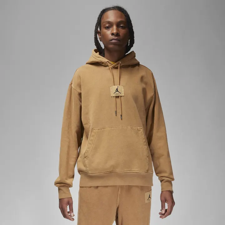Худі Чоловіче Jordan Flight Fleece Washed Pullover Hoodie Beige FB7290-231